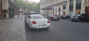 Bentley continental gt in Paris