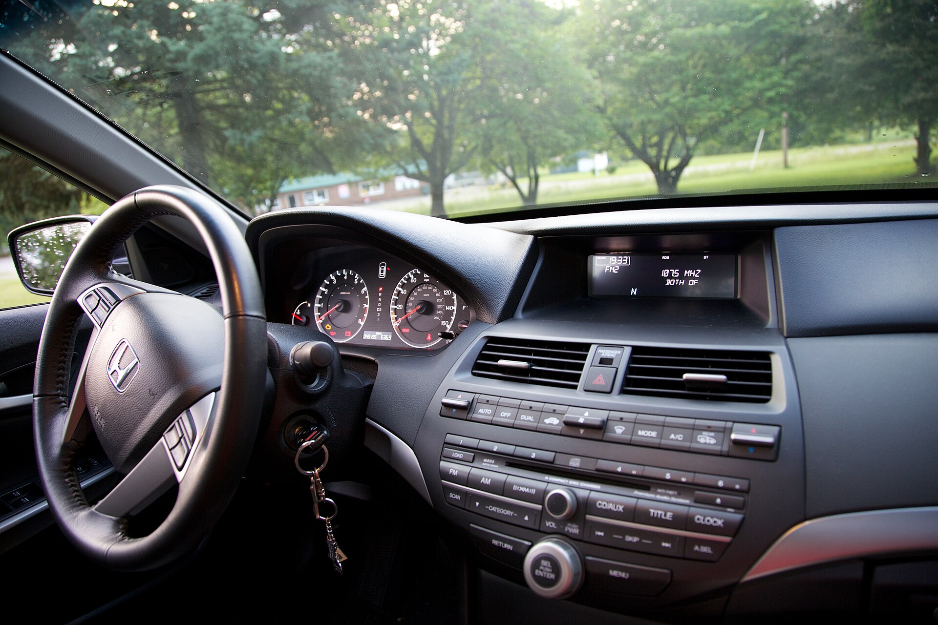 This photo was taken in my 2008 Honda Accord on May 15, 2012. Feel more than free to use it. This car was totaled on Apr