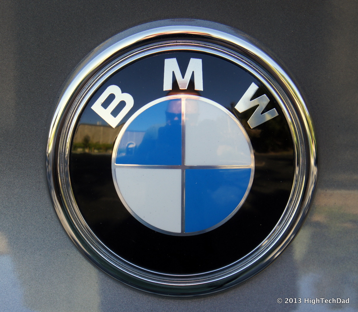 BMW roundel emblem on a vehicle