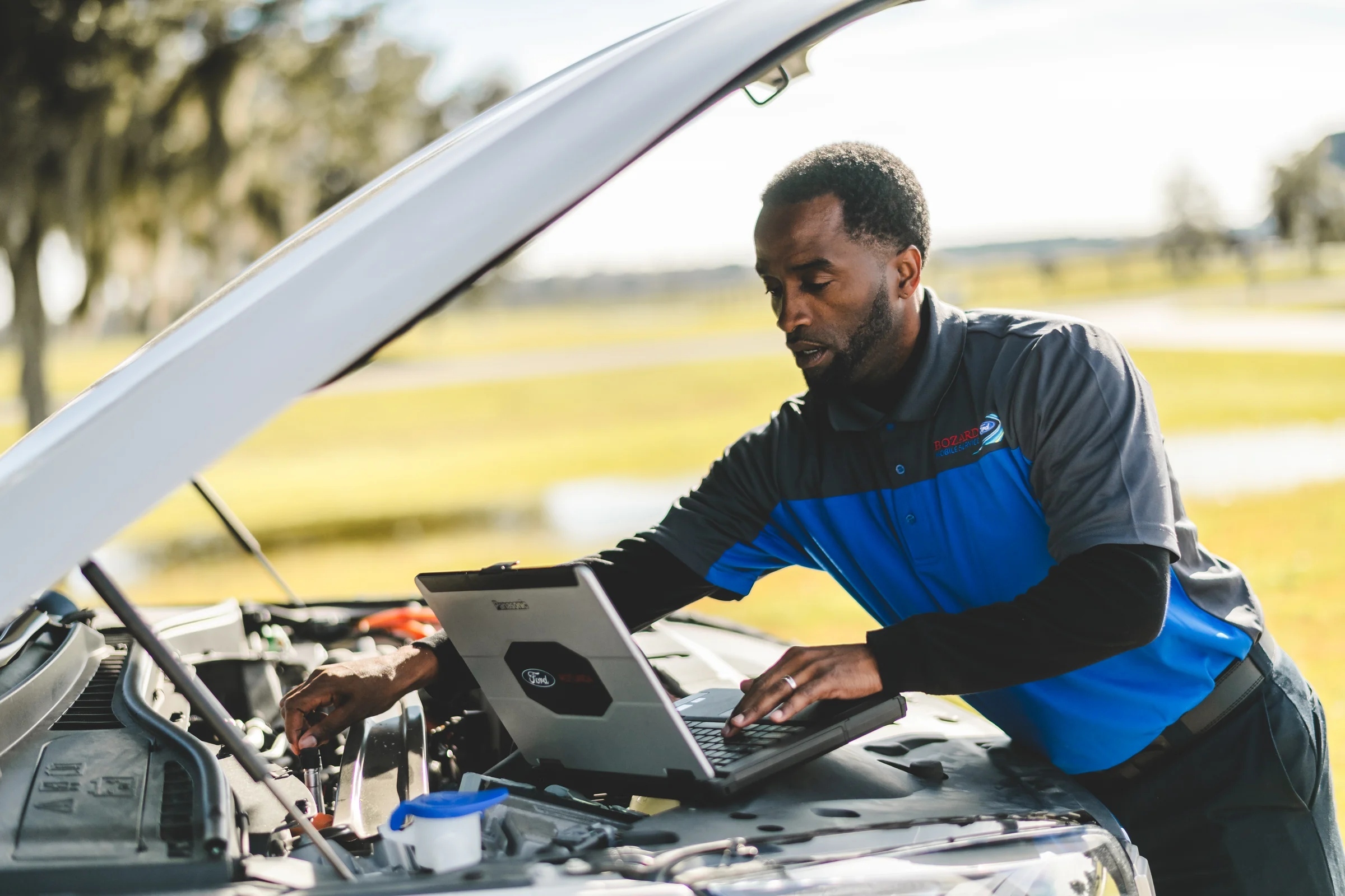 Dealership service department interior