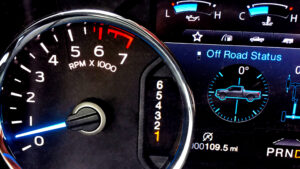 Engine computer instrument cluster