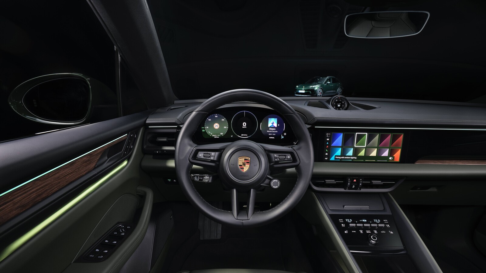 Porsche Macan Electric UK cabin and equipment official image