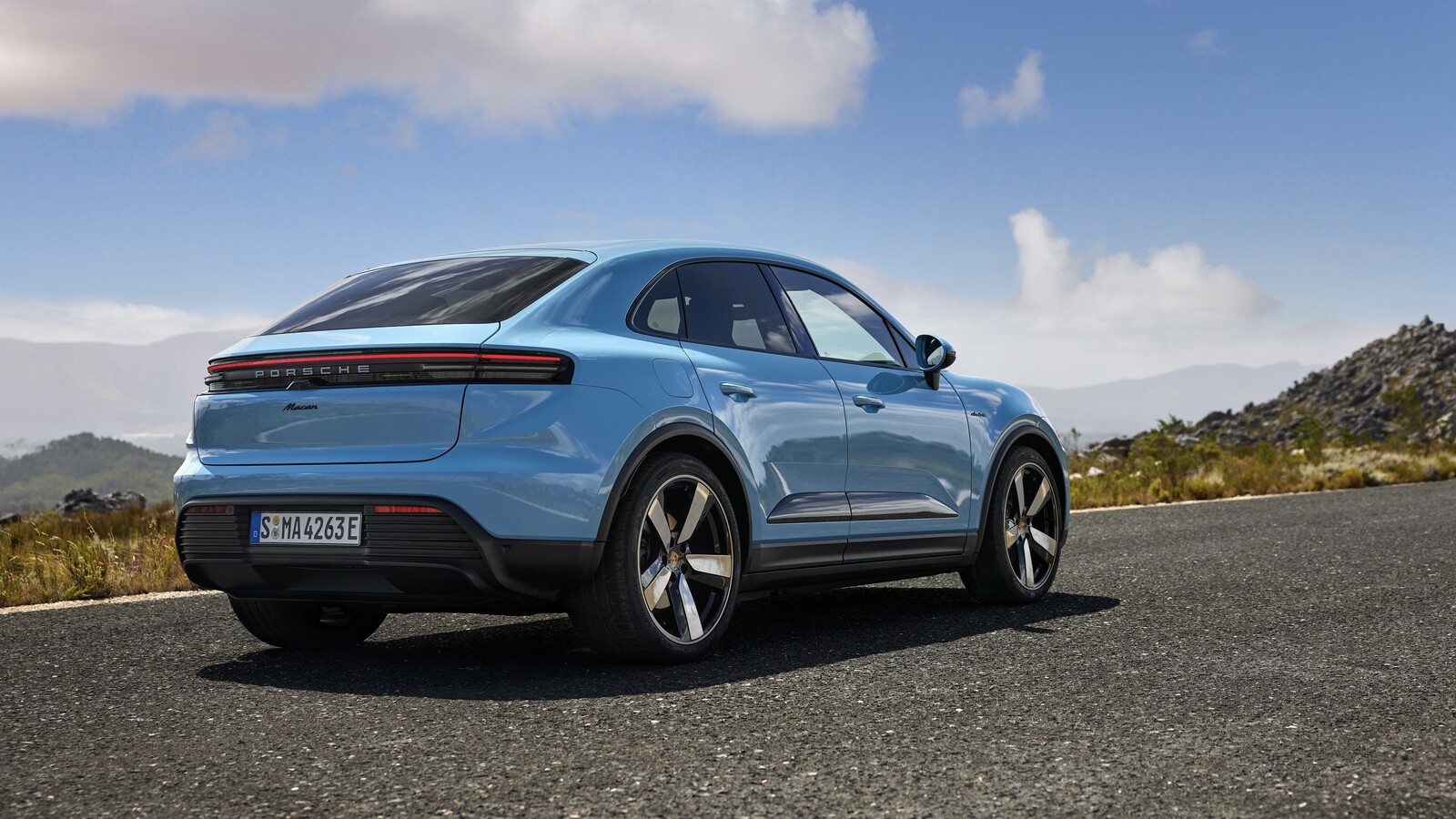 Porsche Macan Electric salary sacrifice side profile official image