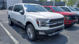 2024 Ford F-150 King Ranch in front three-quarter view