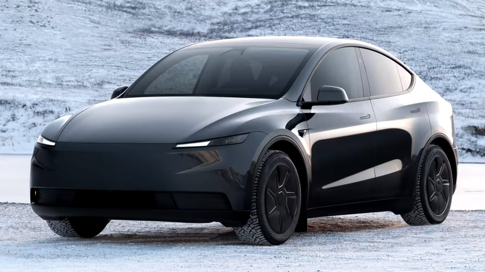 Tesla Model Y in winter, the EV running-cost picture behind the insurance quote