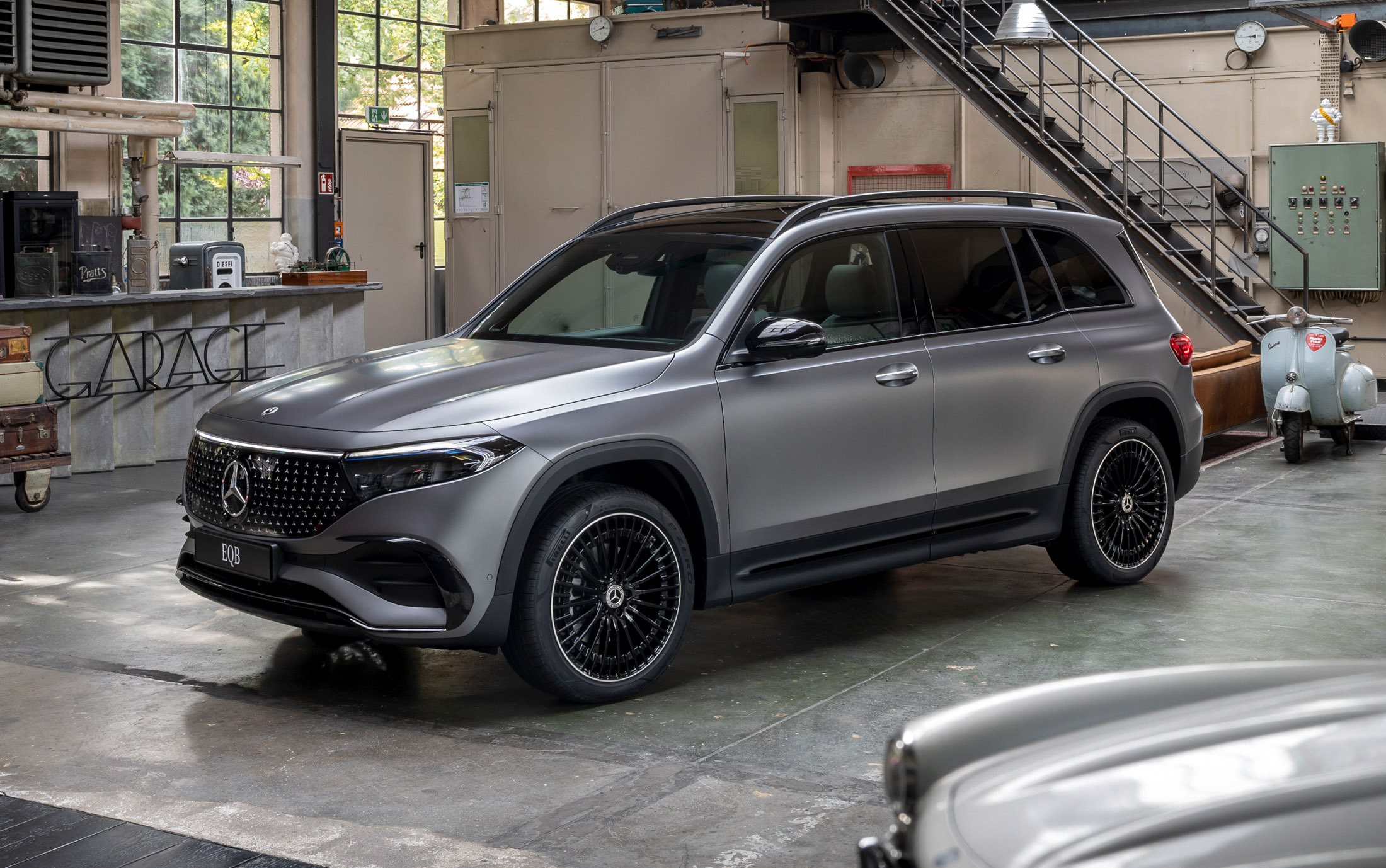 Mercedes EQA 250+ rear, the trim that makes the salary sacrifice numbers work