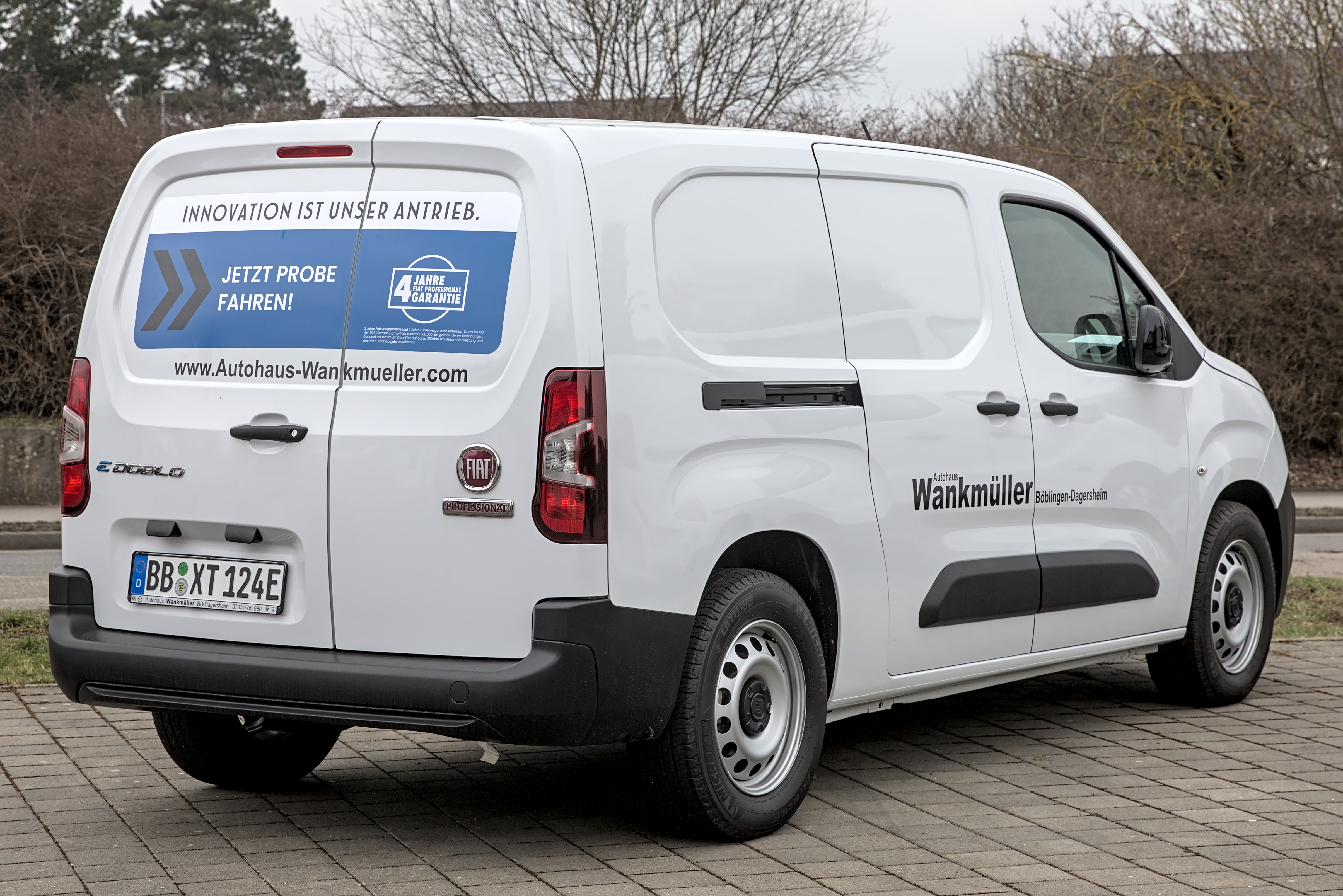 Fiat E-Doblo electric van representing electric vans reclassified under new MOT rules 2026