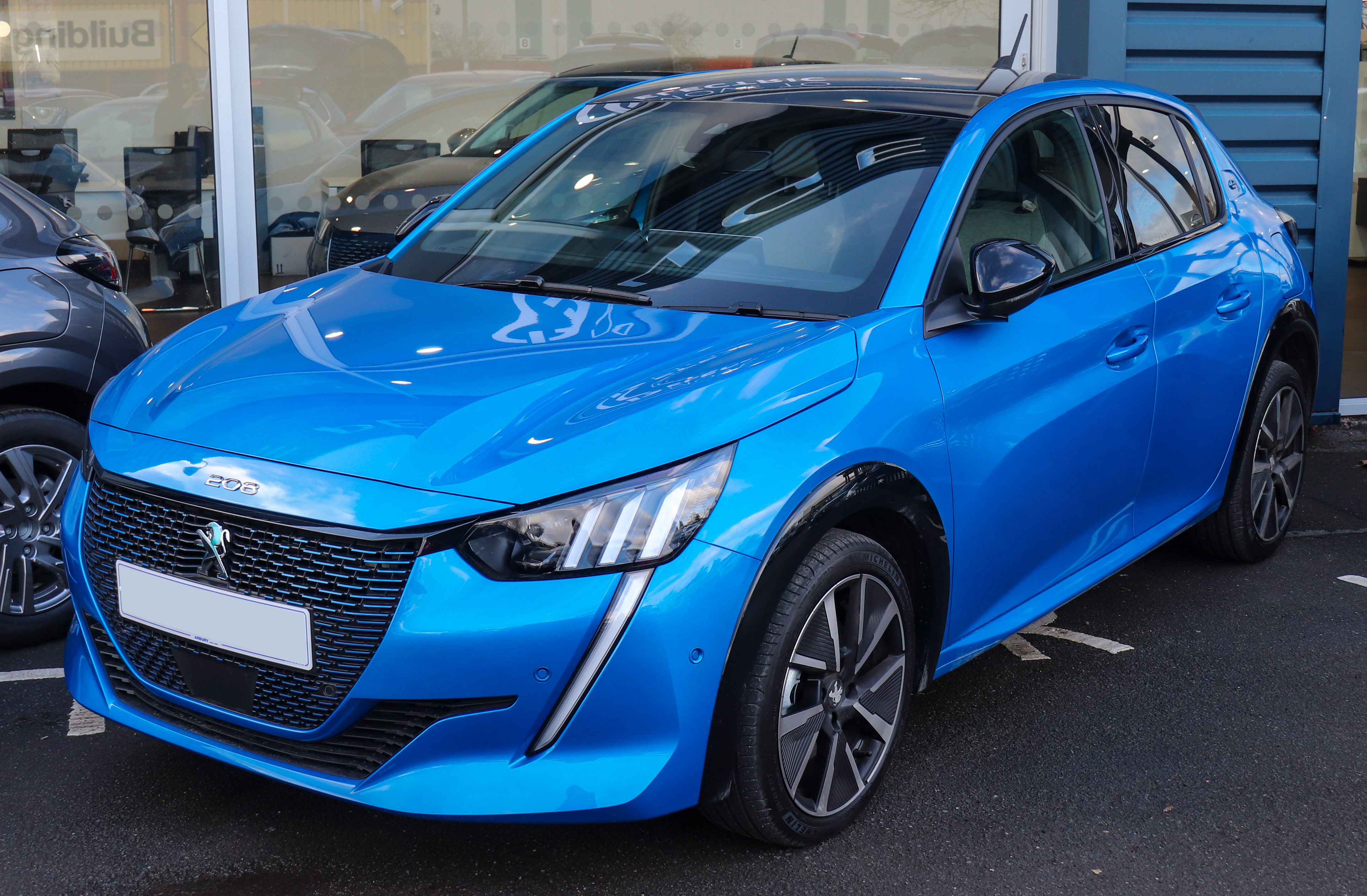Peugeot e-208 GT Stellantis brand BEV city car, Stellantis Volkswagen EU 2035 emissions