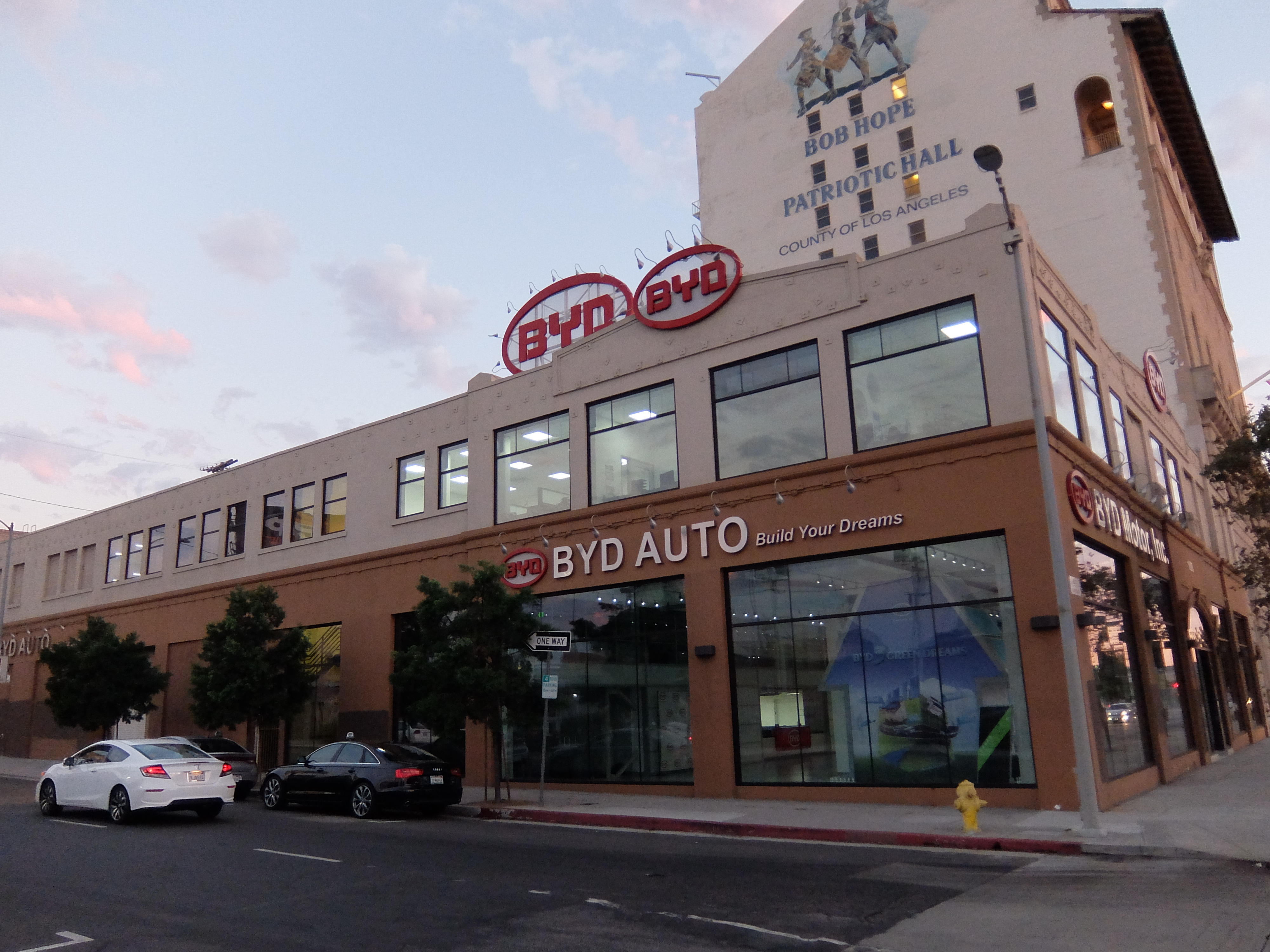 BYD US headquarters in Los Angeles, BYD overtakes Tesla UK 2026 global corporate footprint