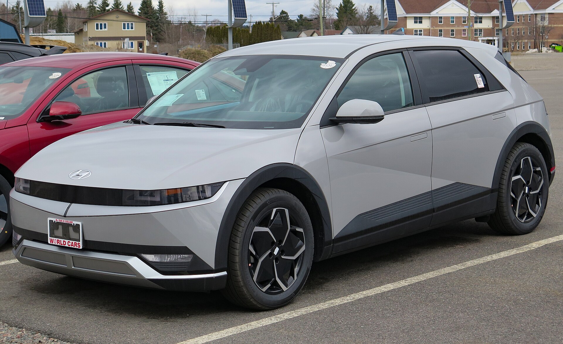2024 Hyundai Ioniq 5 Preferred Long Range AWD in Cyber Grey, real-world Hyundai Ioniq 5 for Tesla Model Y vs Hyundai Ioniq 5 2026 ownership comparison