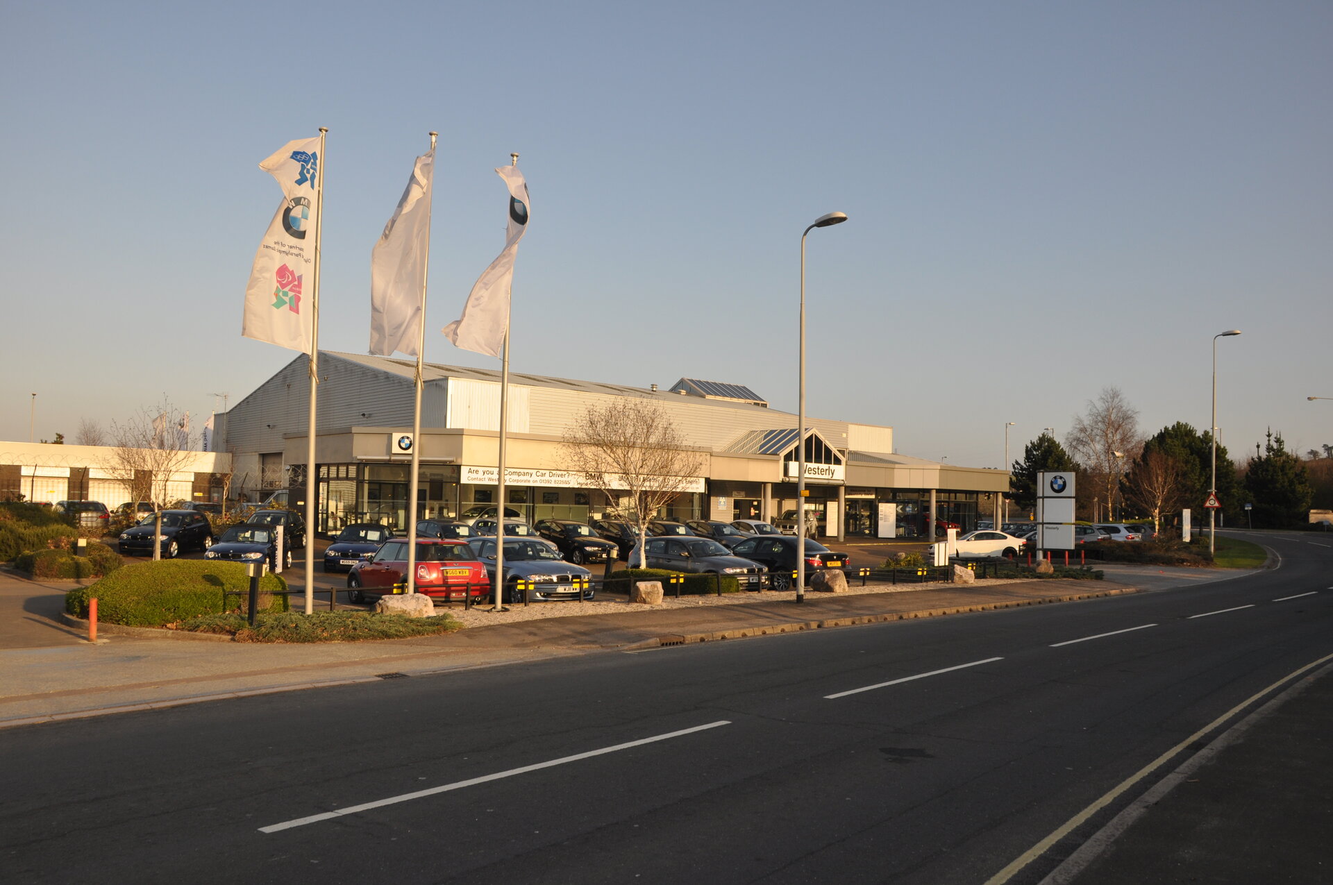 BMW dealership in Exeter, representative of UK premium-finance volume covered by FCA redress