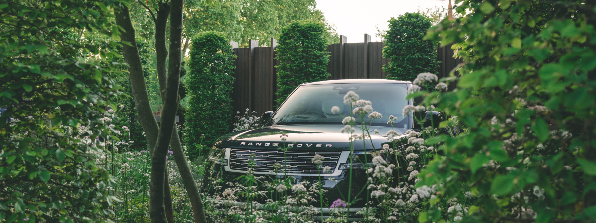 Range Rover at the RHS Chelsea Flower Show 2026 editorial scene