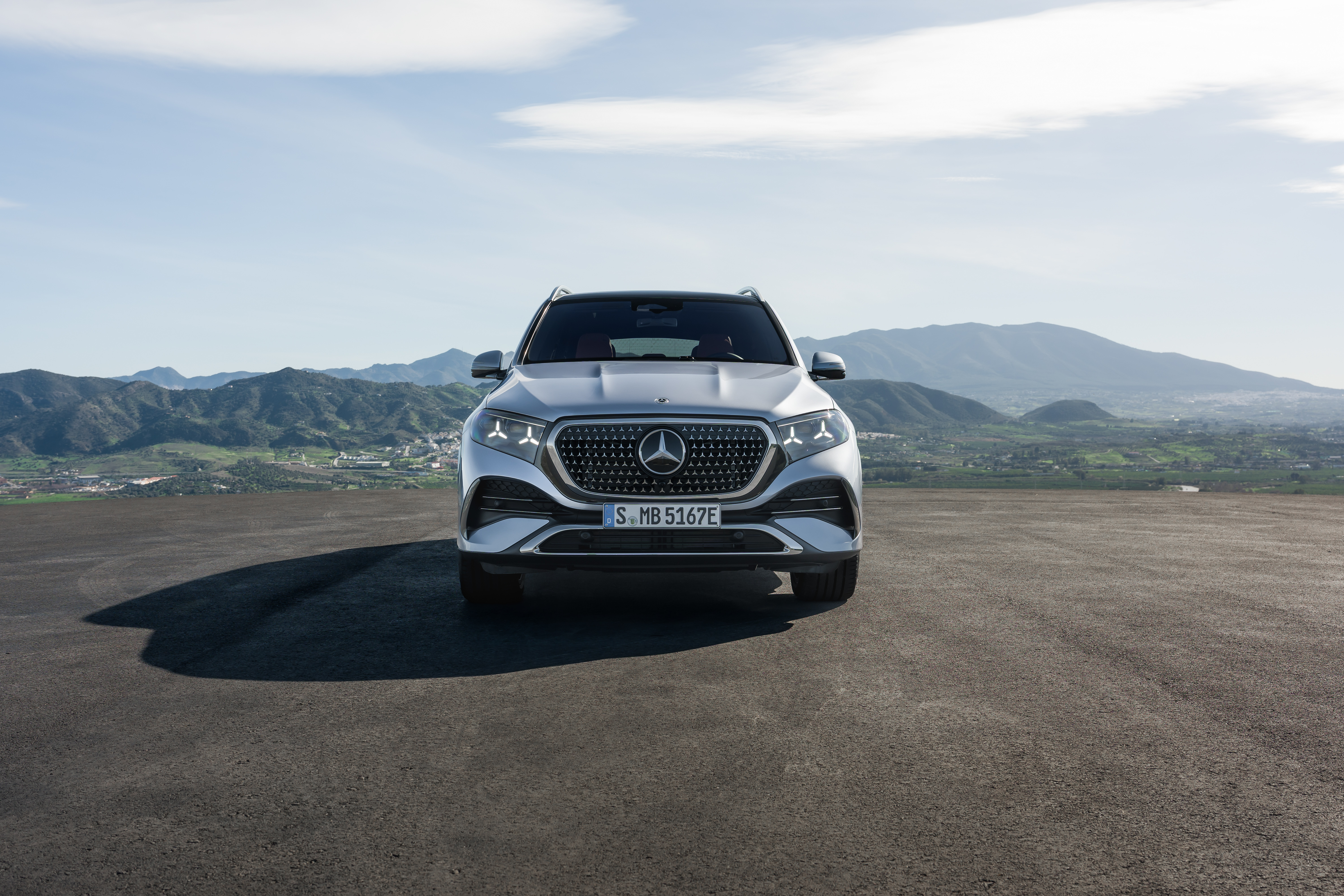 Mercedes-Benz GLE interior detail, a premium-buyer reminder that dealer surcharge policy varies by retail site
