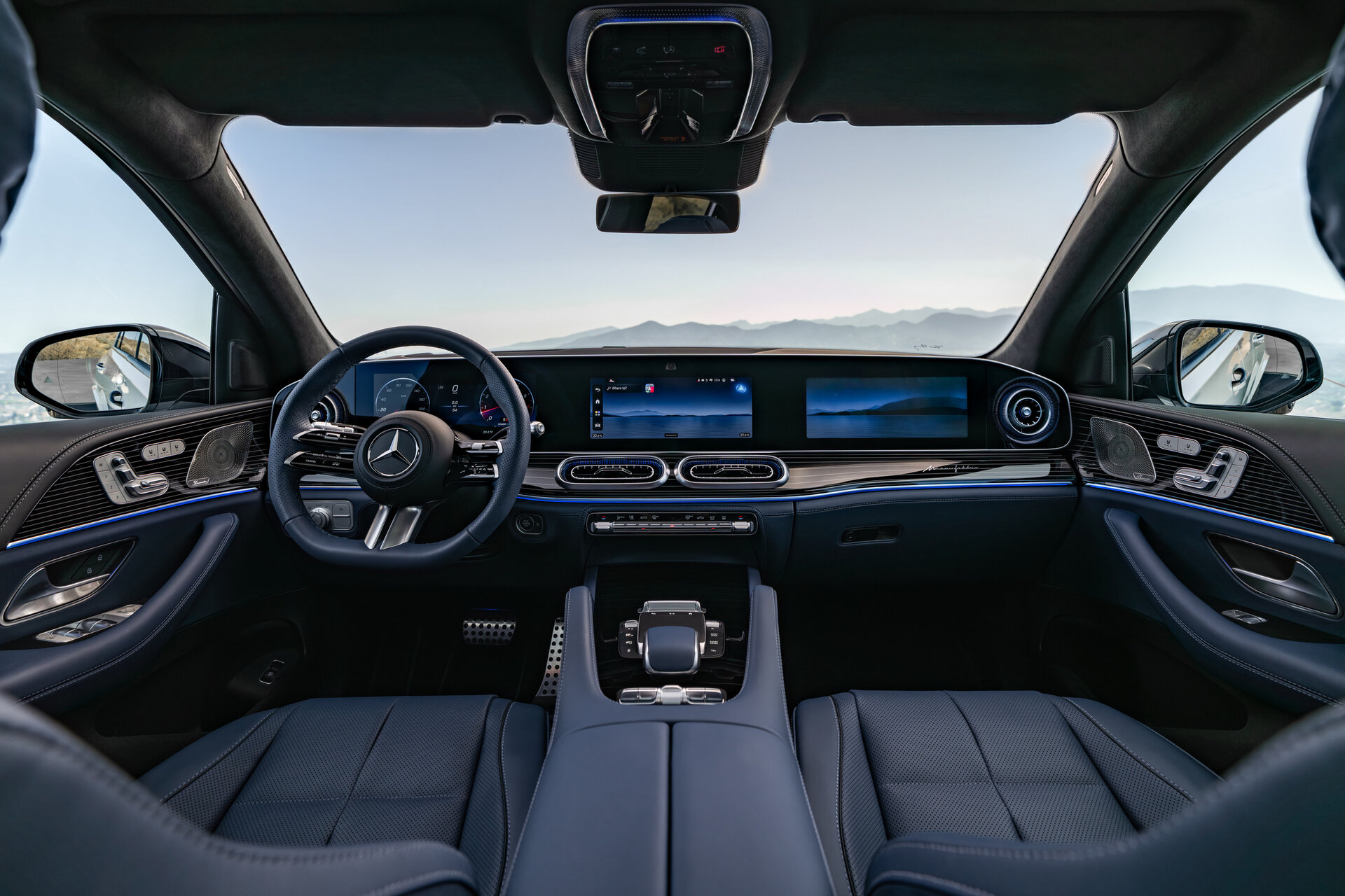 Mercedes GLE facelift dashboard interior