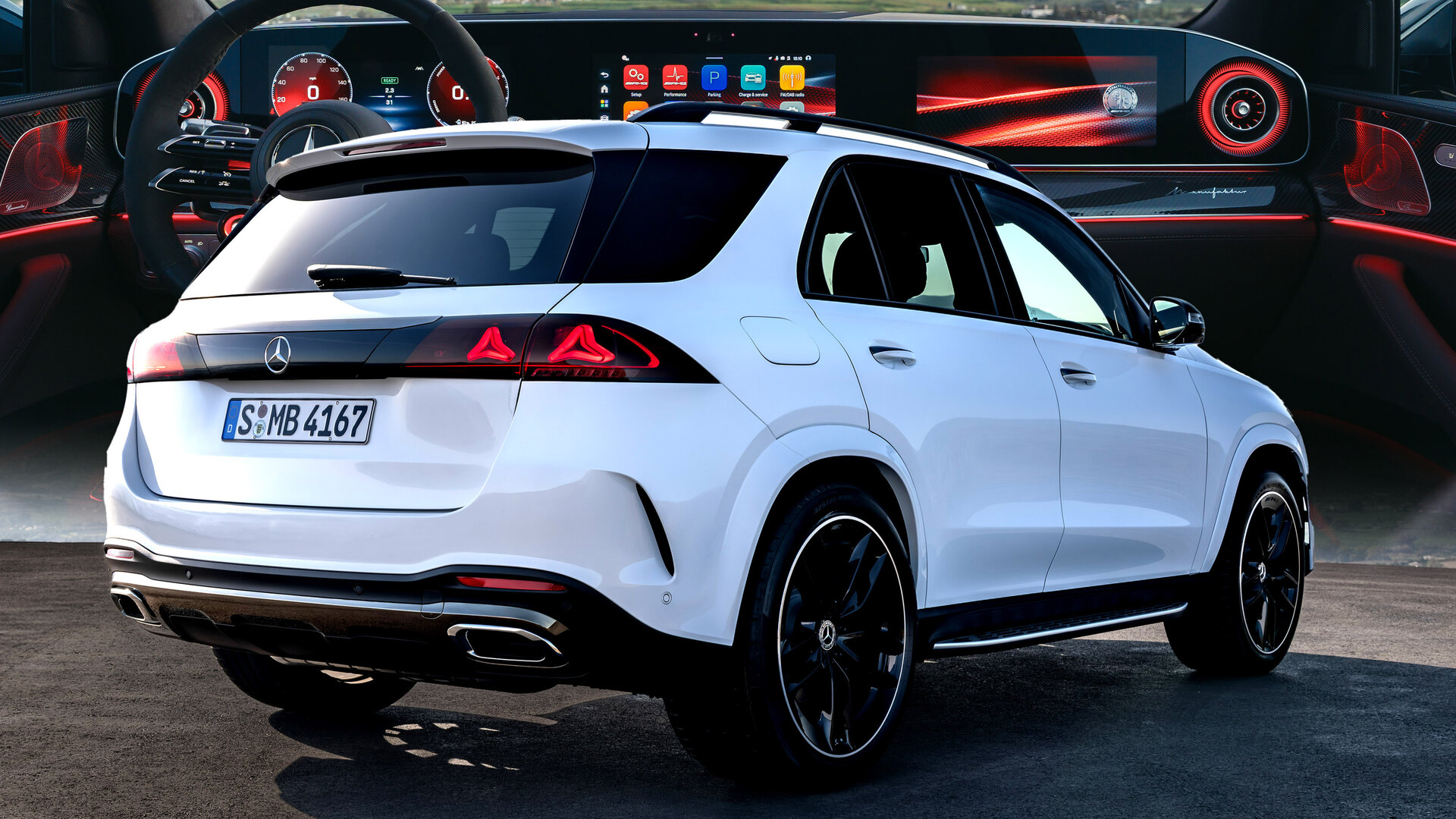 Mercedes GLE W167 exterior front three quarter