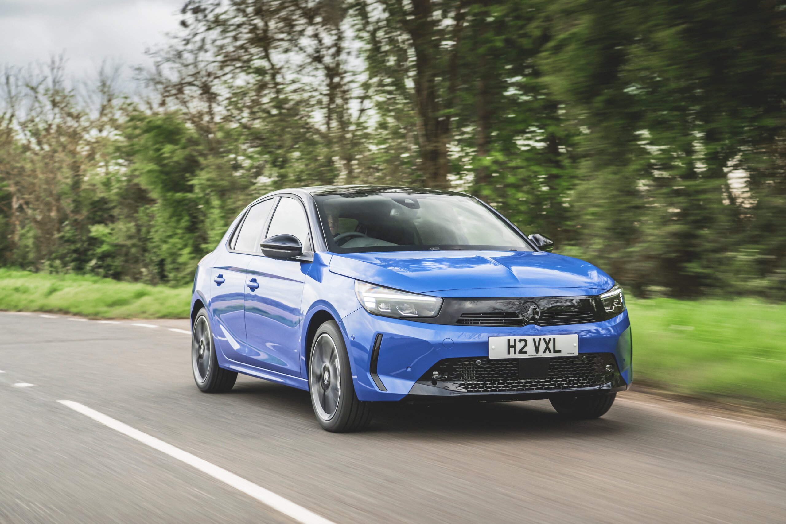 Vauxhall Corsa MHEV rear three-quarter, PCP early settlement UK 2026 settlement-figure example