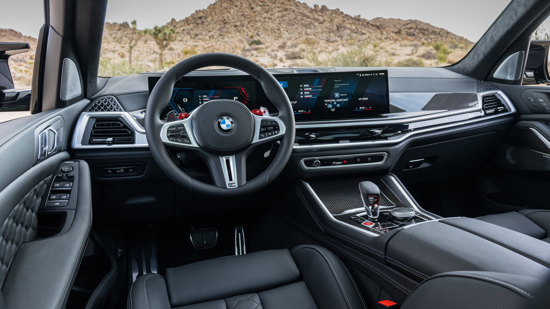 BMW X5 G05 LCI curved display interior 2024