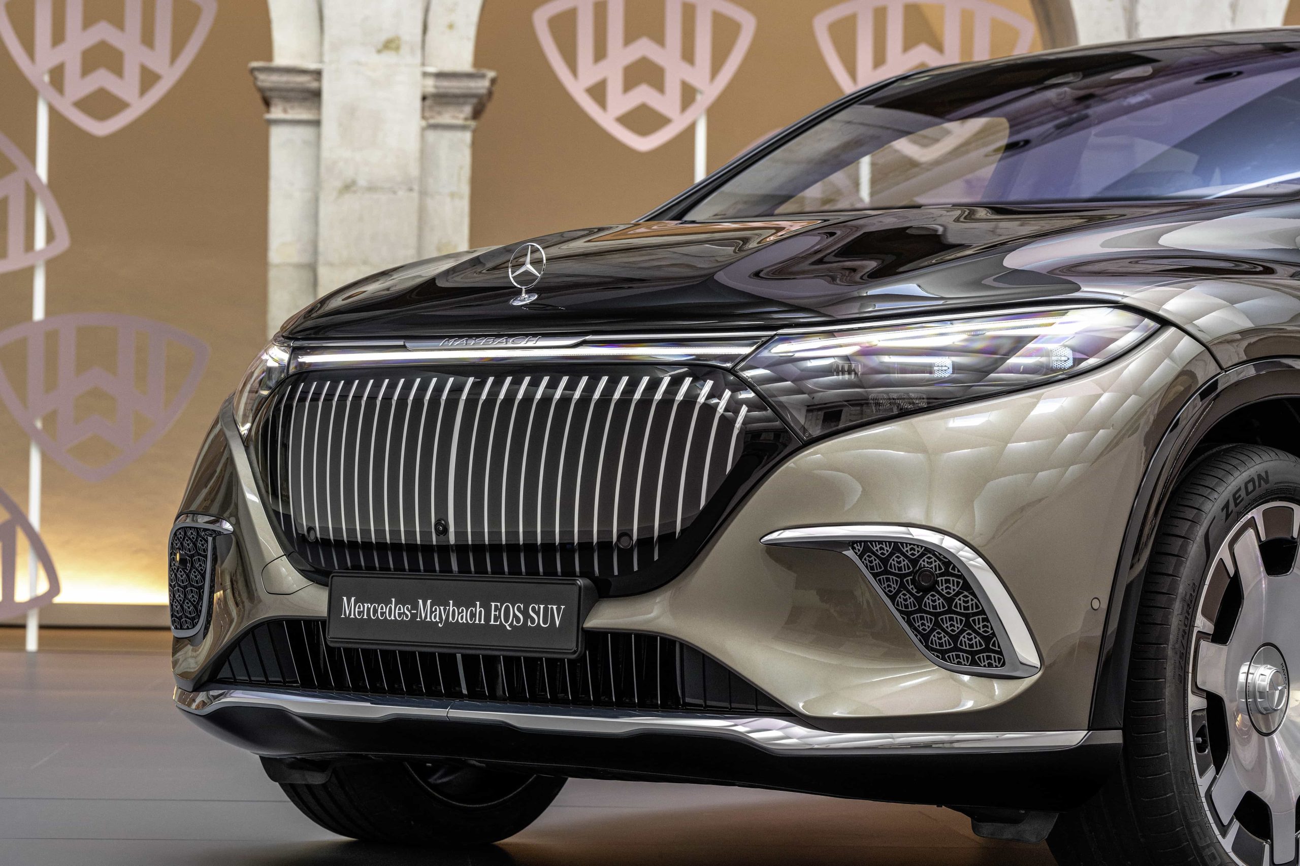Mercedes-Maybach EQS SUV exterior, the brand's first all-electric model