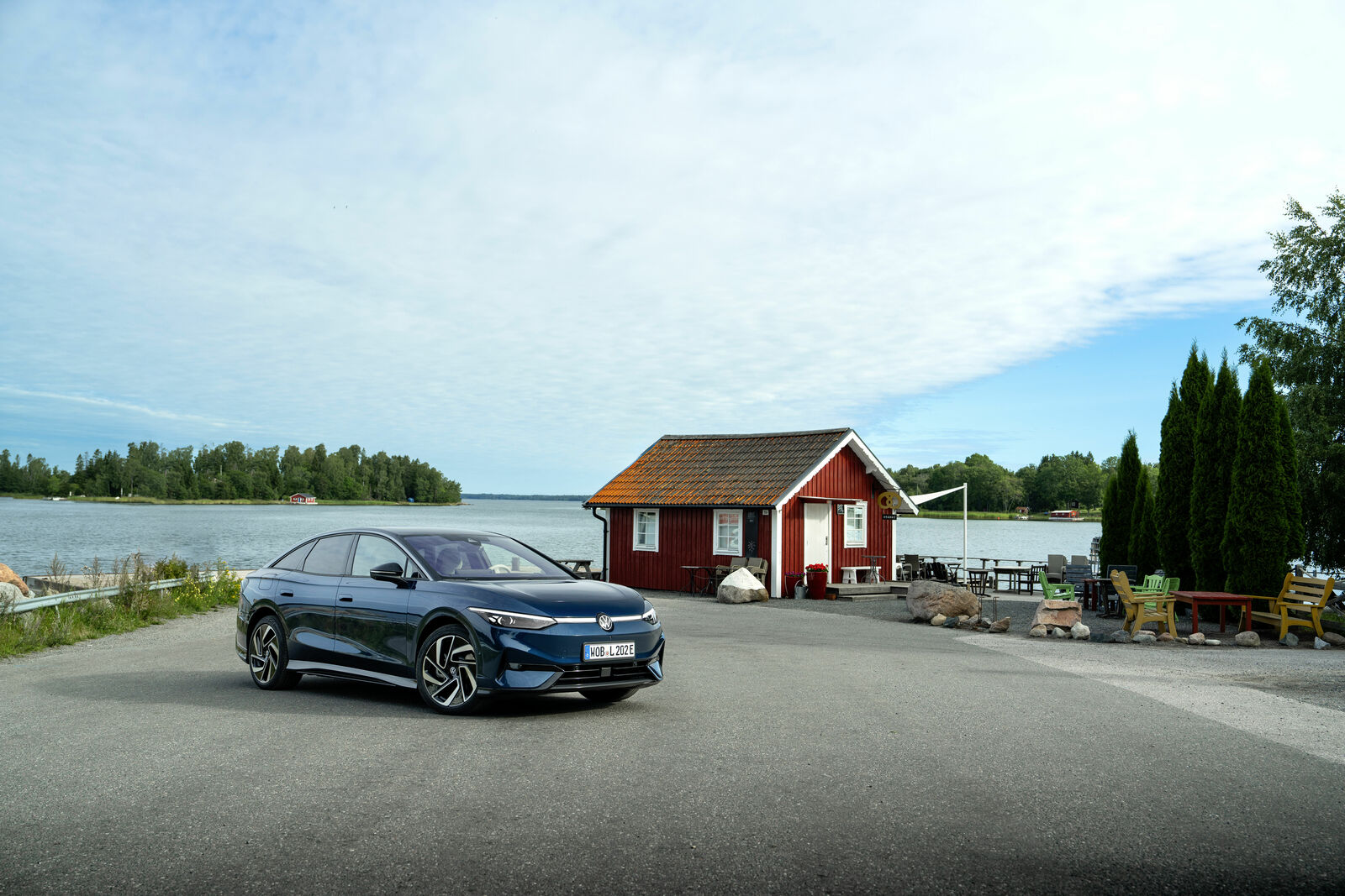 Volkswagen ID.7 Tourer charging at home