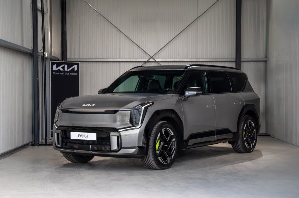 Kia EV9 GT-Line S electric SUV on the road