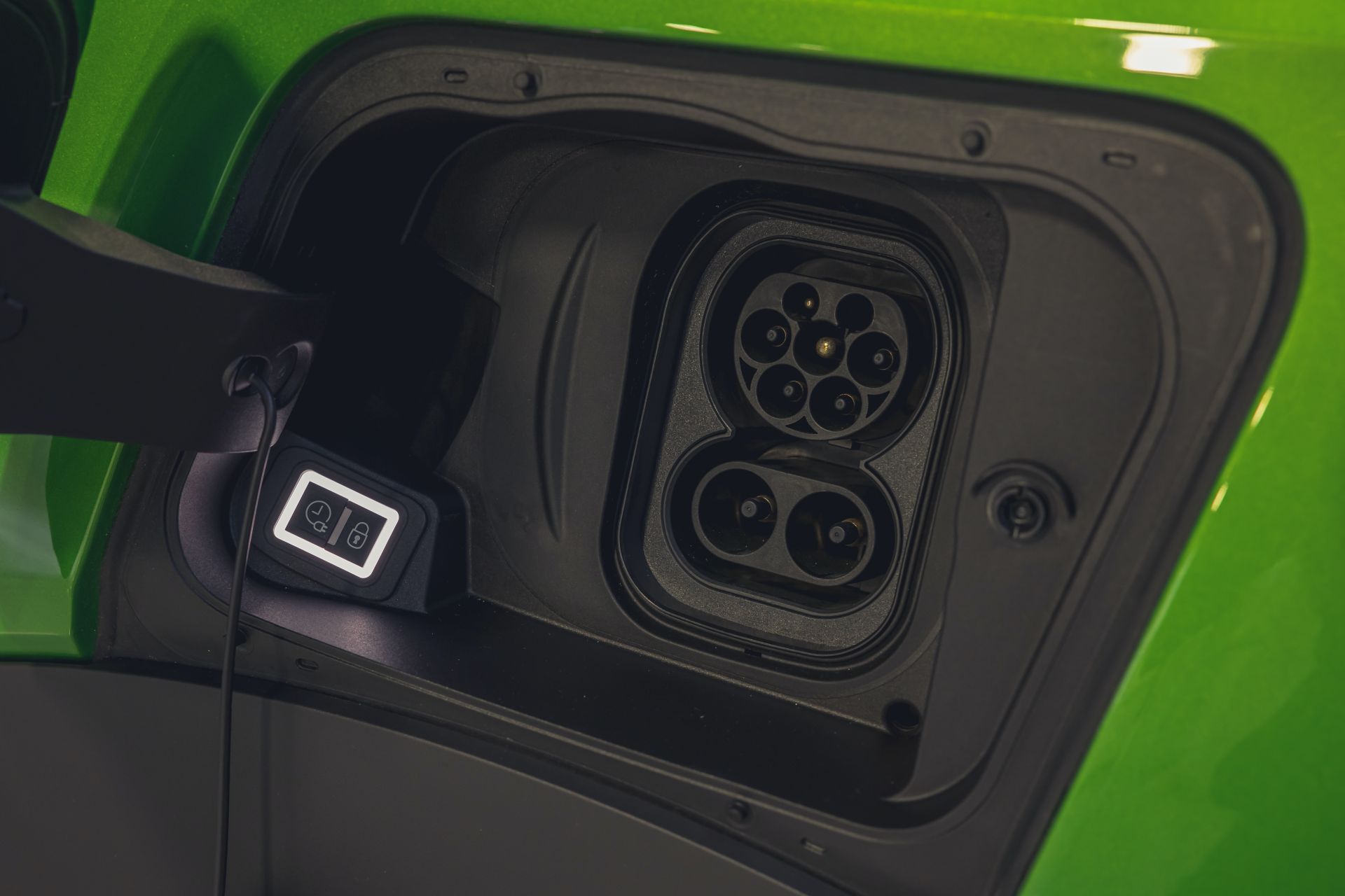 Vauxhall Mokka Electric charging port, a key check on a used electric car