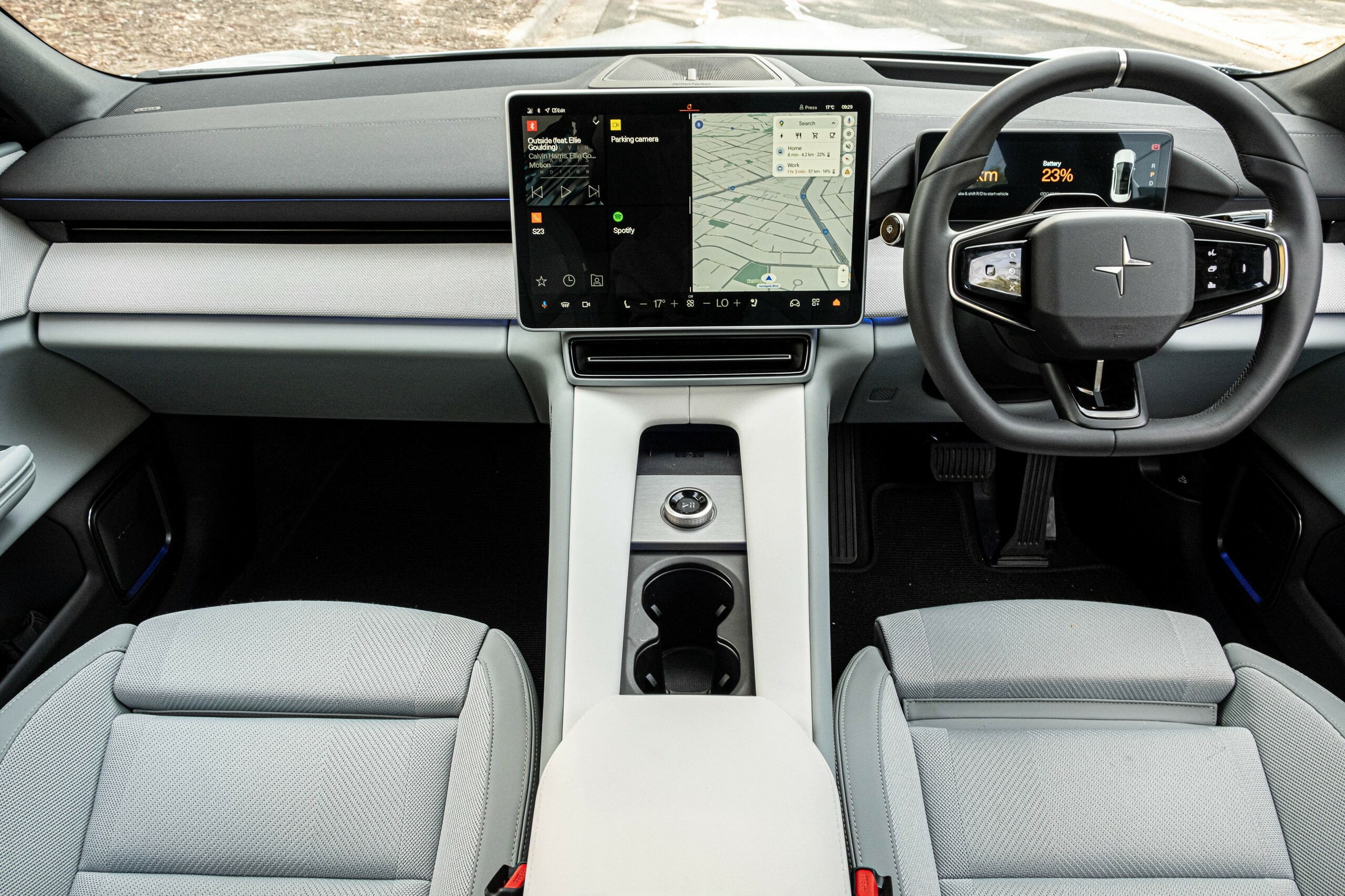 Polestar 4 rear three-quarter view, illustrating EV salary sacrifice tax treatment under company-car BiK rules