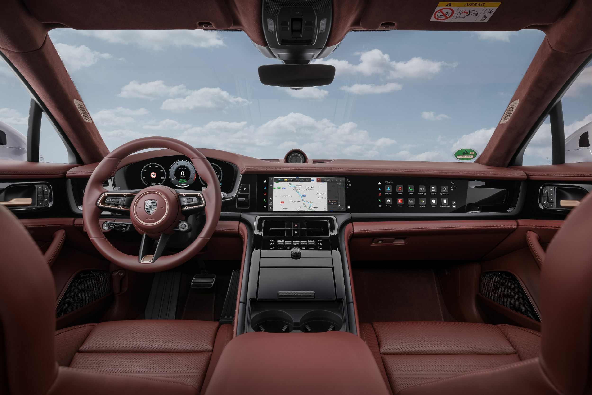 Porsche Panamera interior, the cabin of a depreciating six-figure flagship