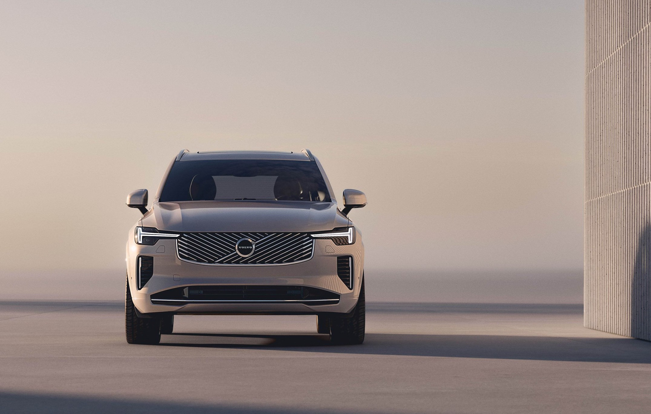 Volvo XC90 front studio shot, CPO buyer warranty considerations