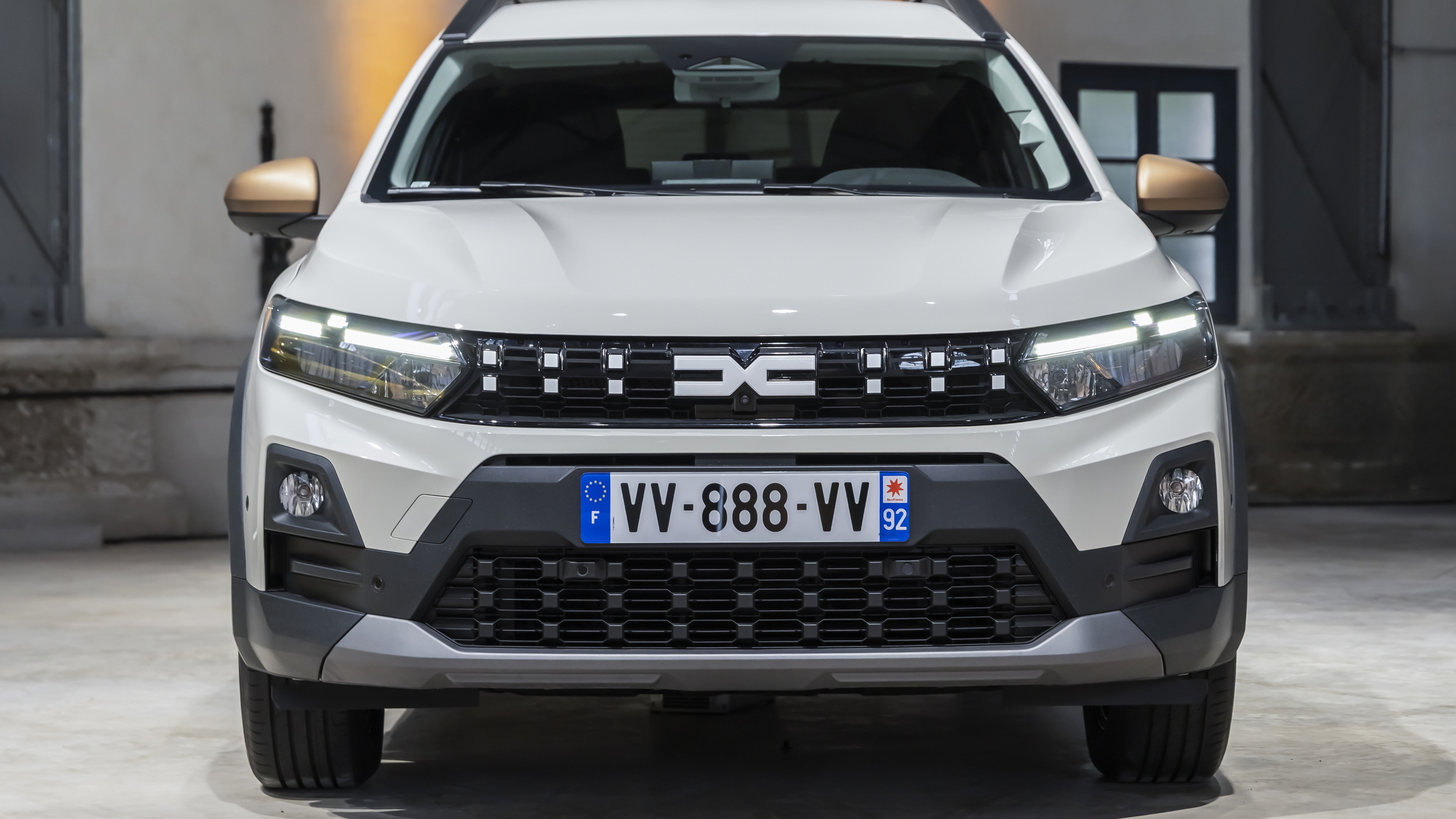 Dacia Jogger Motability front end with the new Dacia link grille