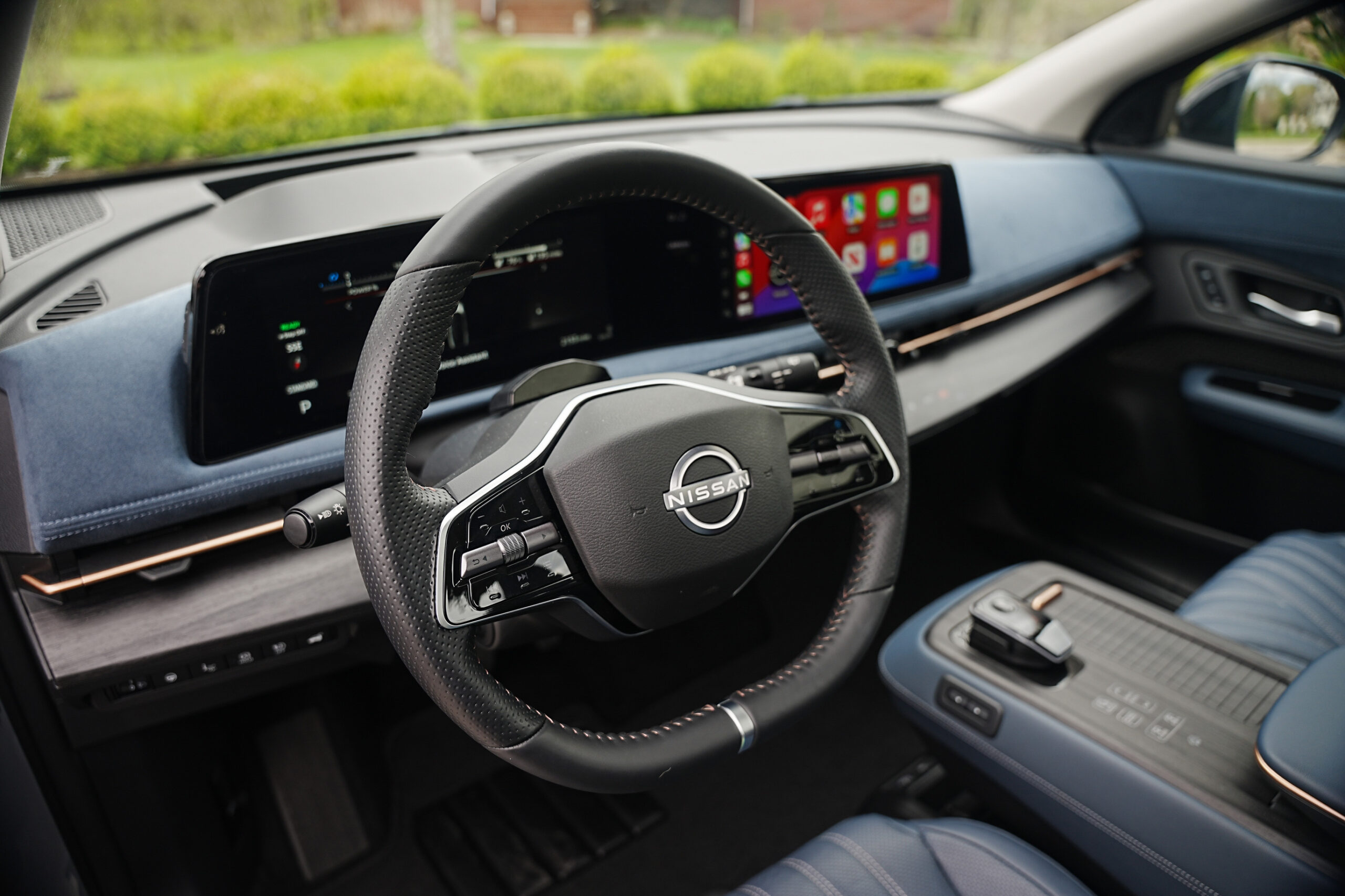 Nissan Ariya interior and dashboard, used electric SUV depreciation in the UK