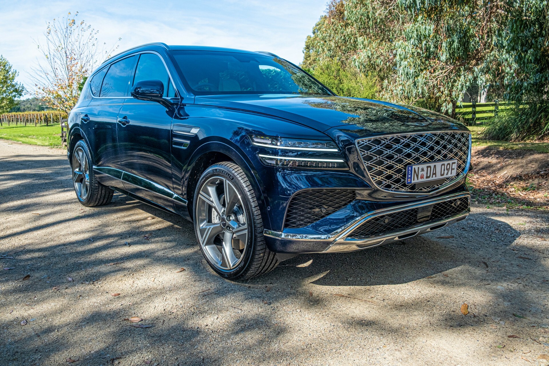 Genesis GV80 3.0 diesel front three-quarter, the engine to buy used in the UK
