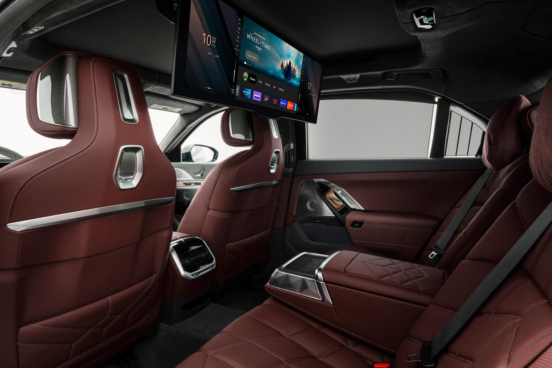 BMW 760i rear cabin, a six-figure flagship typically bought on finance