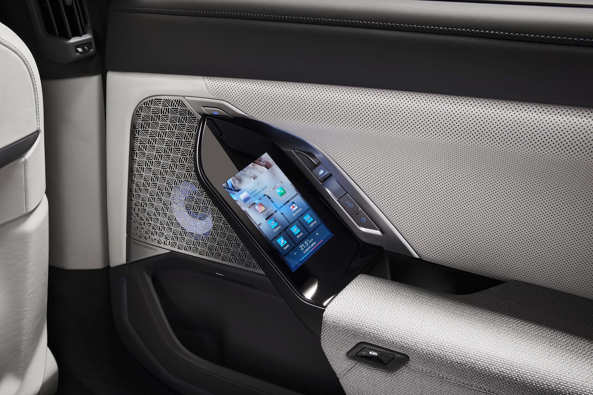 BMW i7 interior controls, the kind of flagship cabin behind a six-figure finance agreement