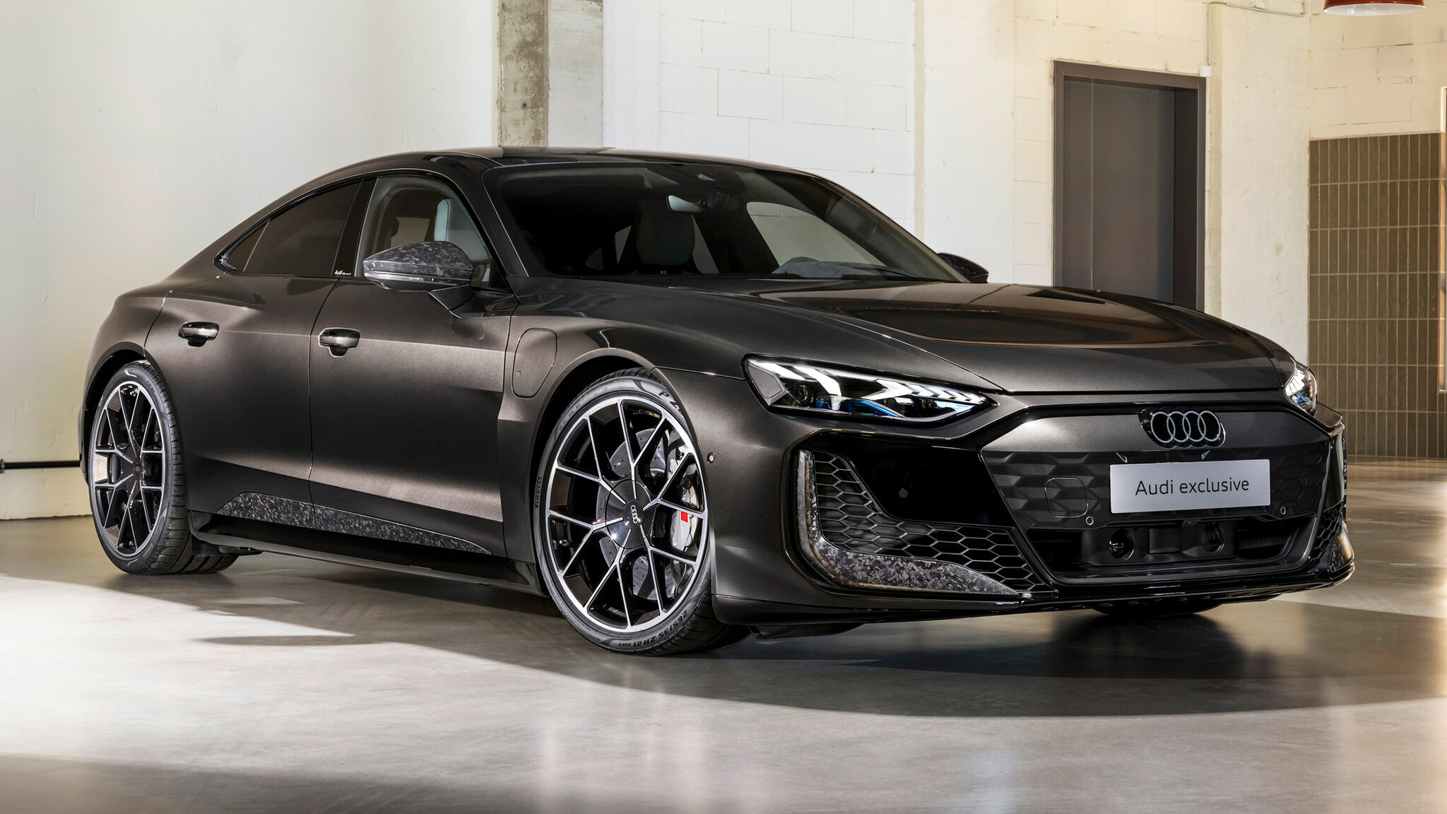 Used Audi e-tron GT front three-quarter, CPO depreciation guide