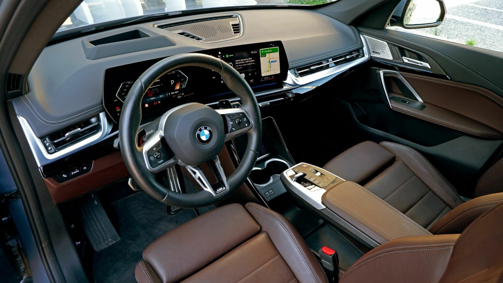 BMW X1 approved used interior with curved display