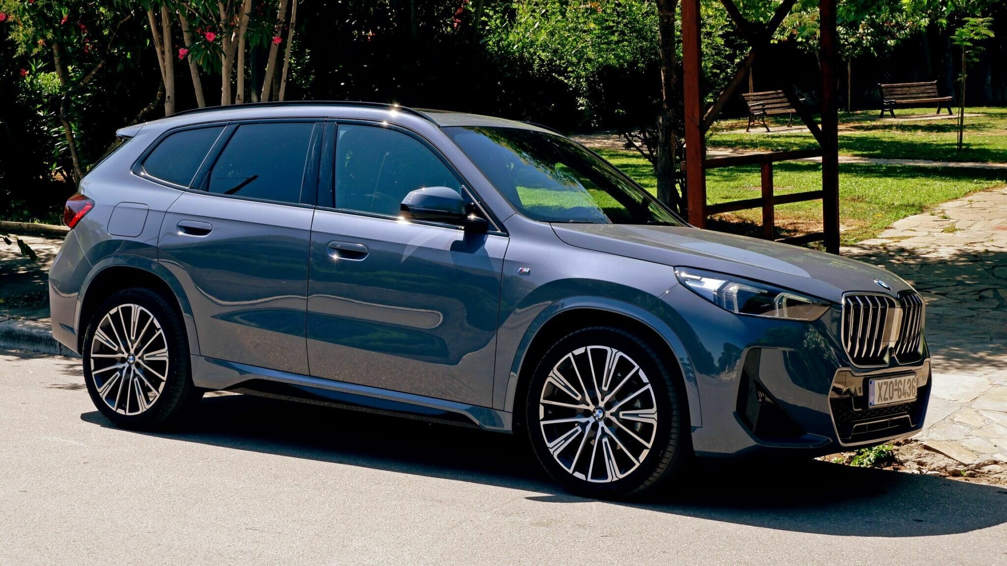 BMW X1 approved used rear three-quarter