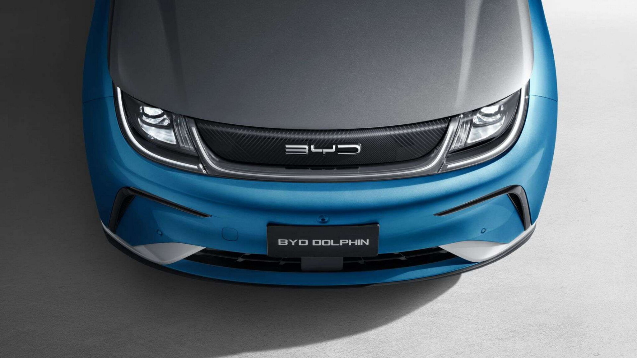 BYD Dolphin front grille and headlight detail