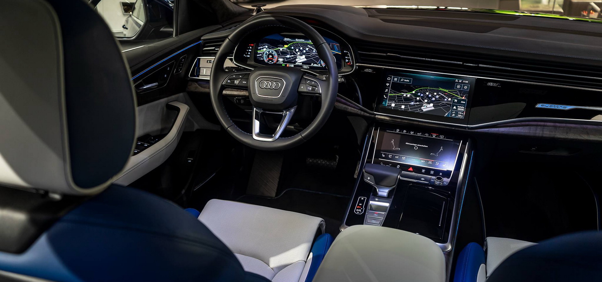 Audi showroom contract area representing a car finance redress challenge handled directly