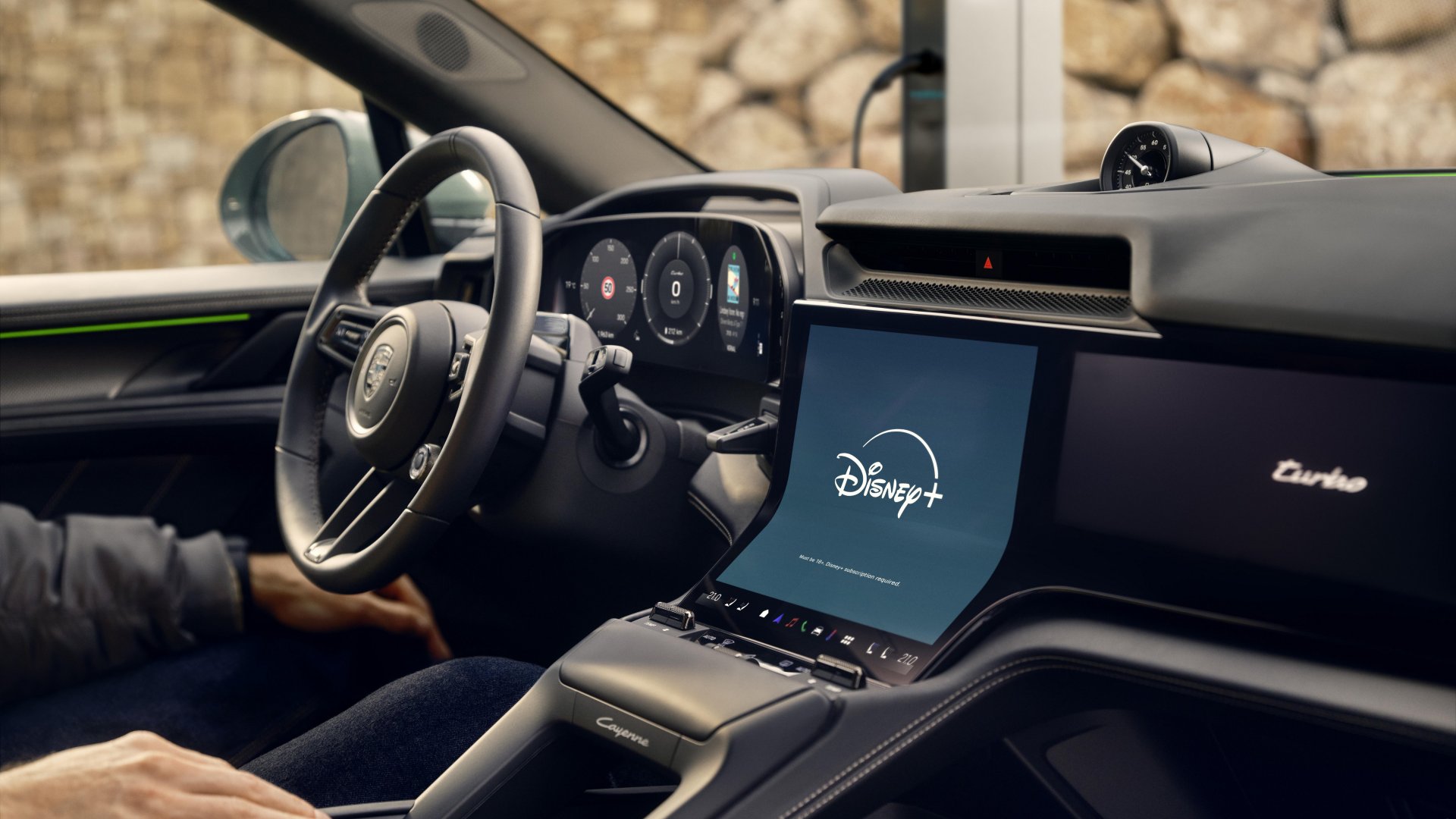 Porsche Cayenne cabin and digital displays linked to ADAS sensors an approved repairer must recalibrate