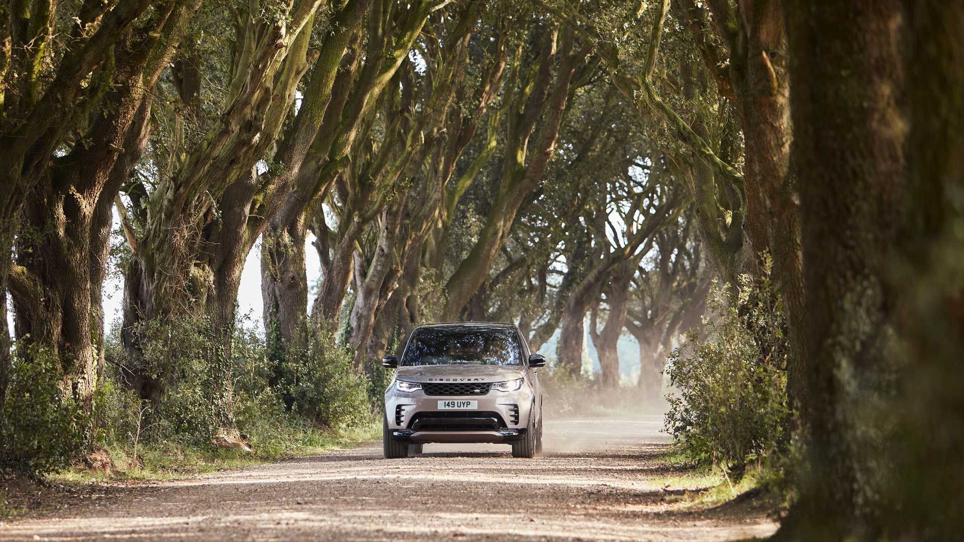 L462 Land Rover Discovery driving on a tree-lined road in this used buyer's guide