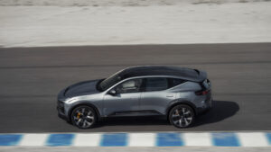 Second salary sacrifice EV household: Polestar 3 premium EV on a track