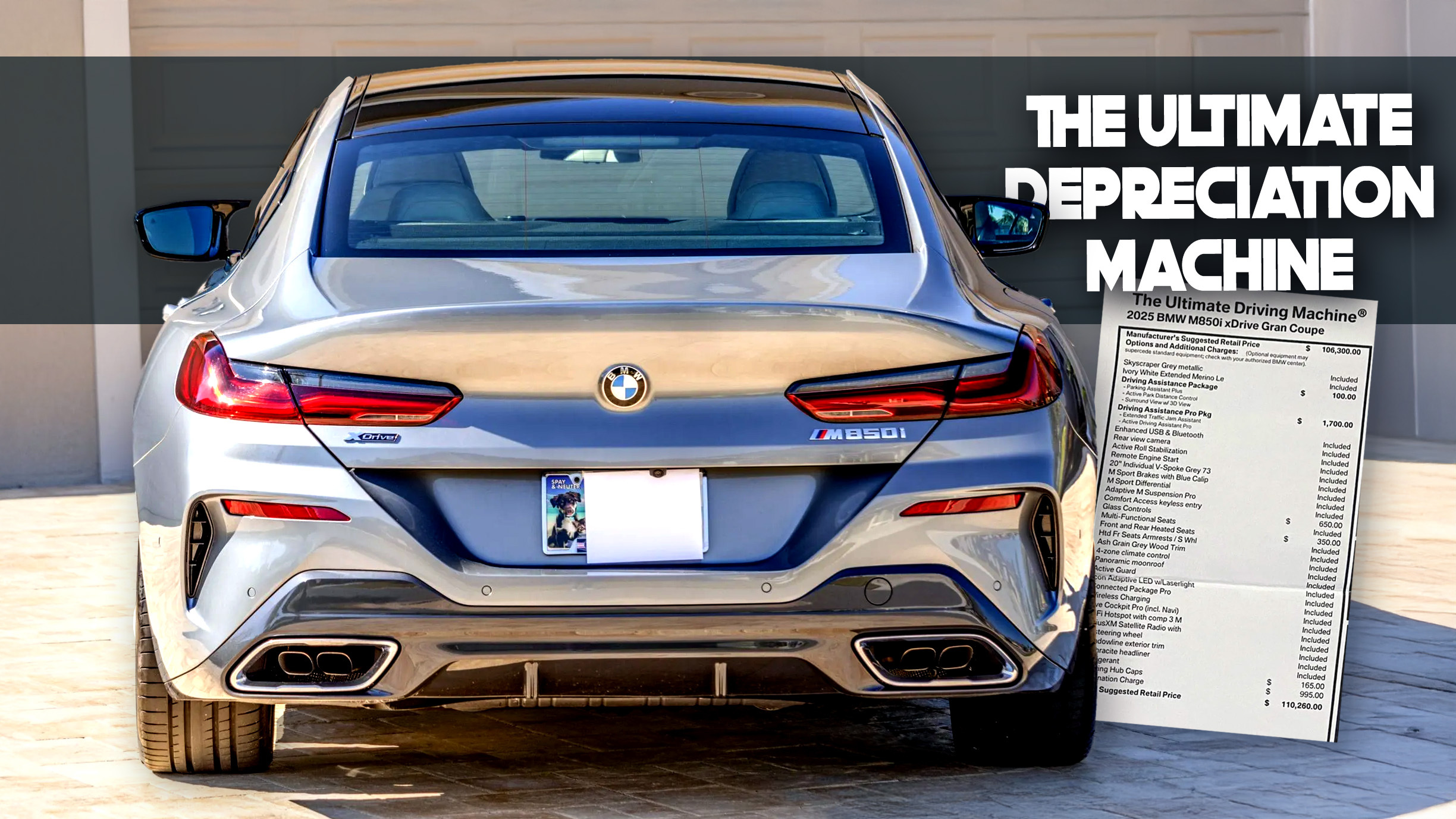 BMW M850i Gran Coupe, running costs are premium on the V8 cars