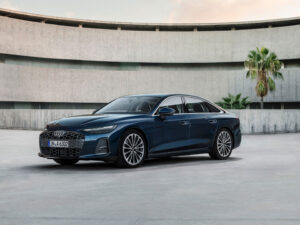 Premium car finance deposit illustrated by an Audi A6 saloon