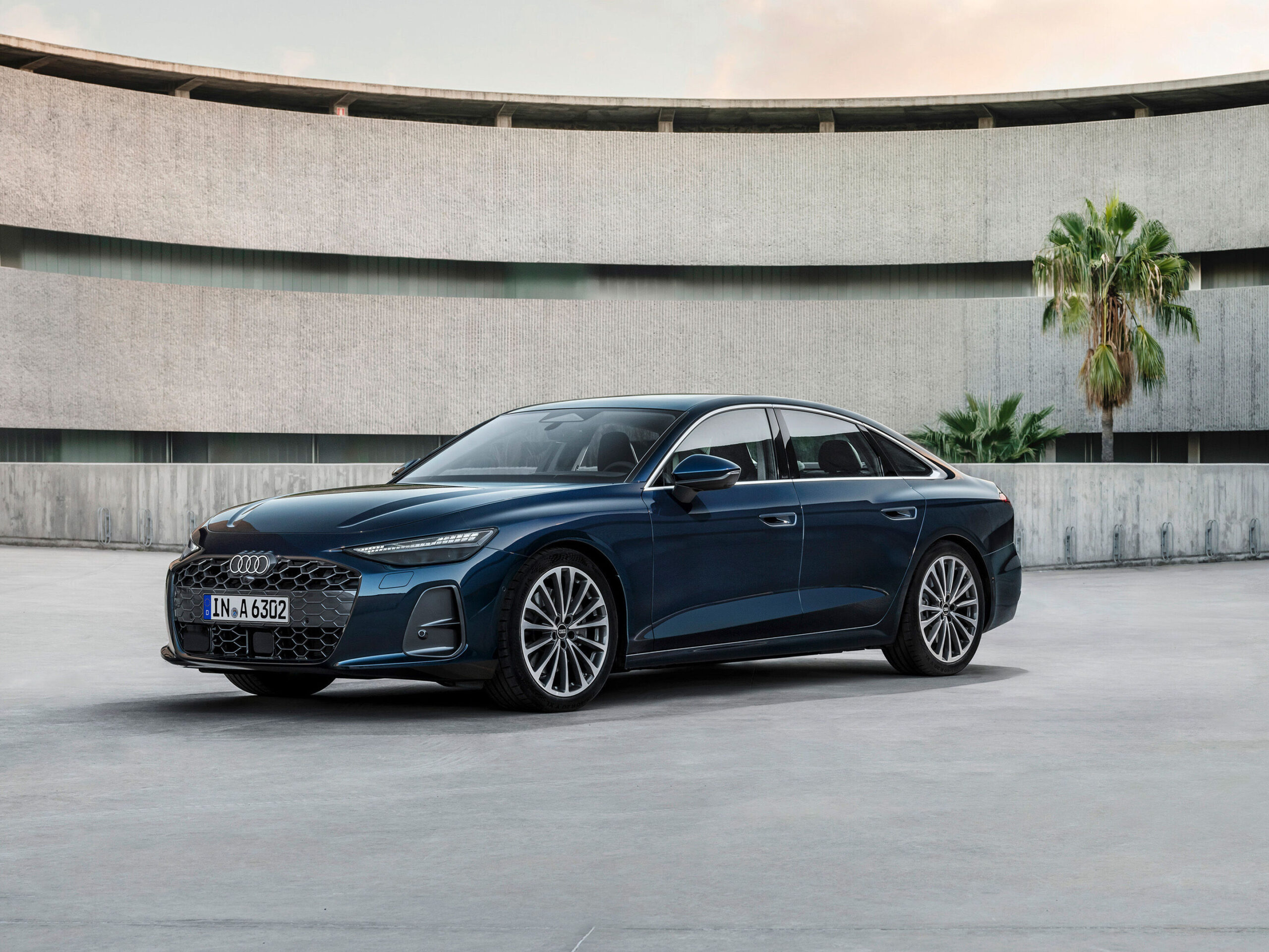 Premium car finance deposit illustrated by an Audi A6 saloon