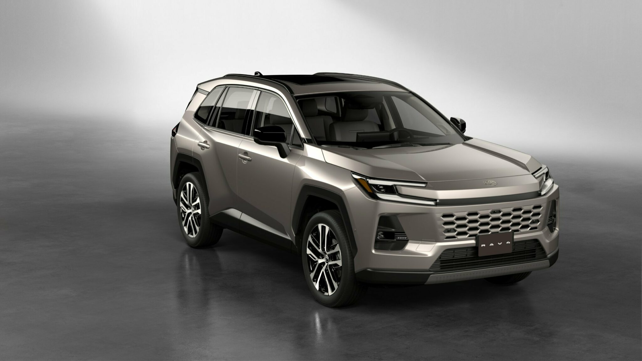 Toyota RAV4 PHEV rear three-quarter, family SUV company car comparison