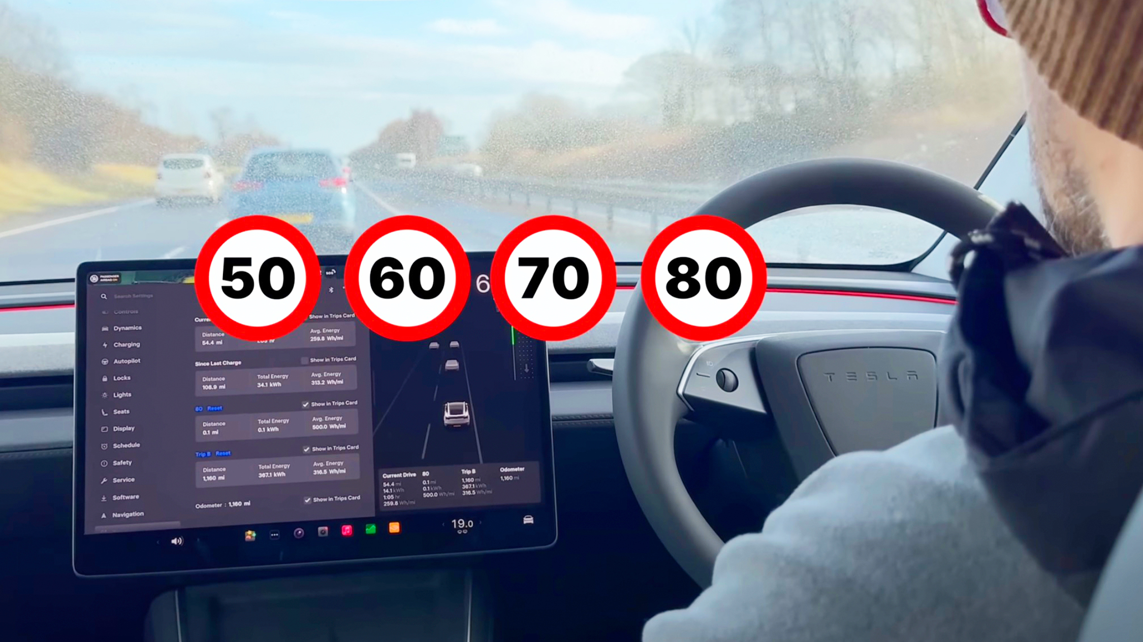 Tesla electric car on test, illustrating EV salary sacrifice scheme choices