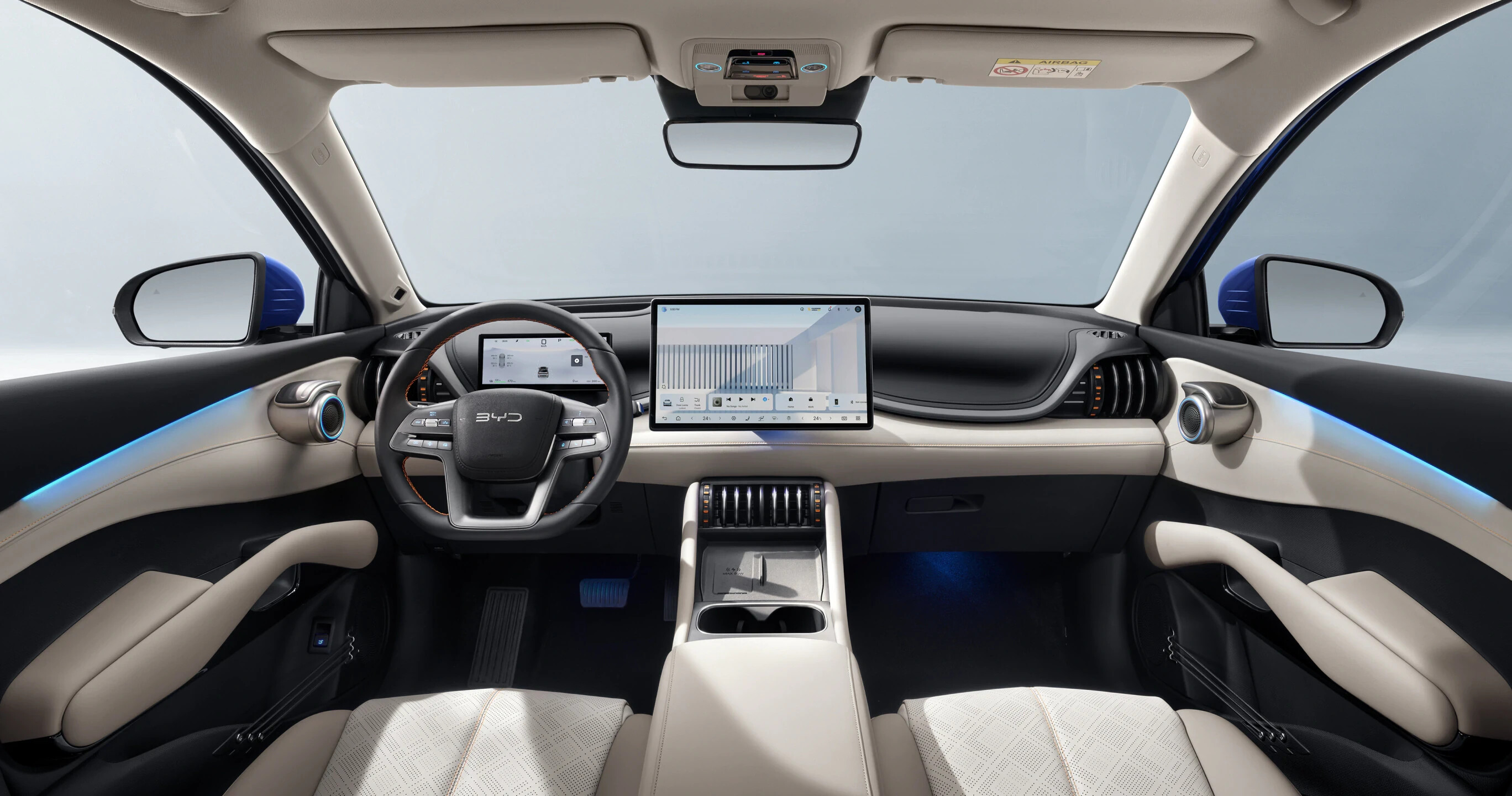 BYD Atto 3 Evo interior, the cabin of the car that replaced the original Atto 3
