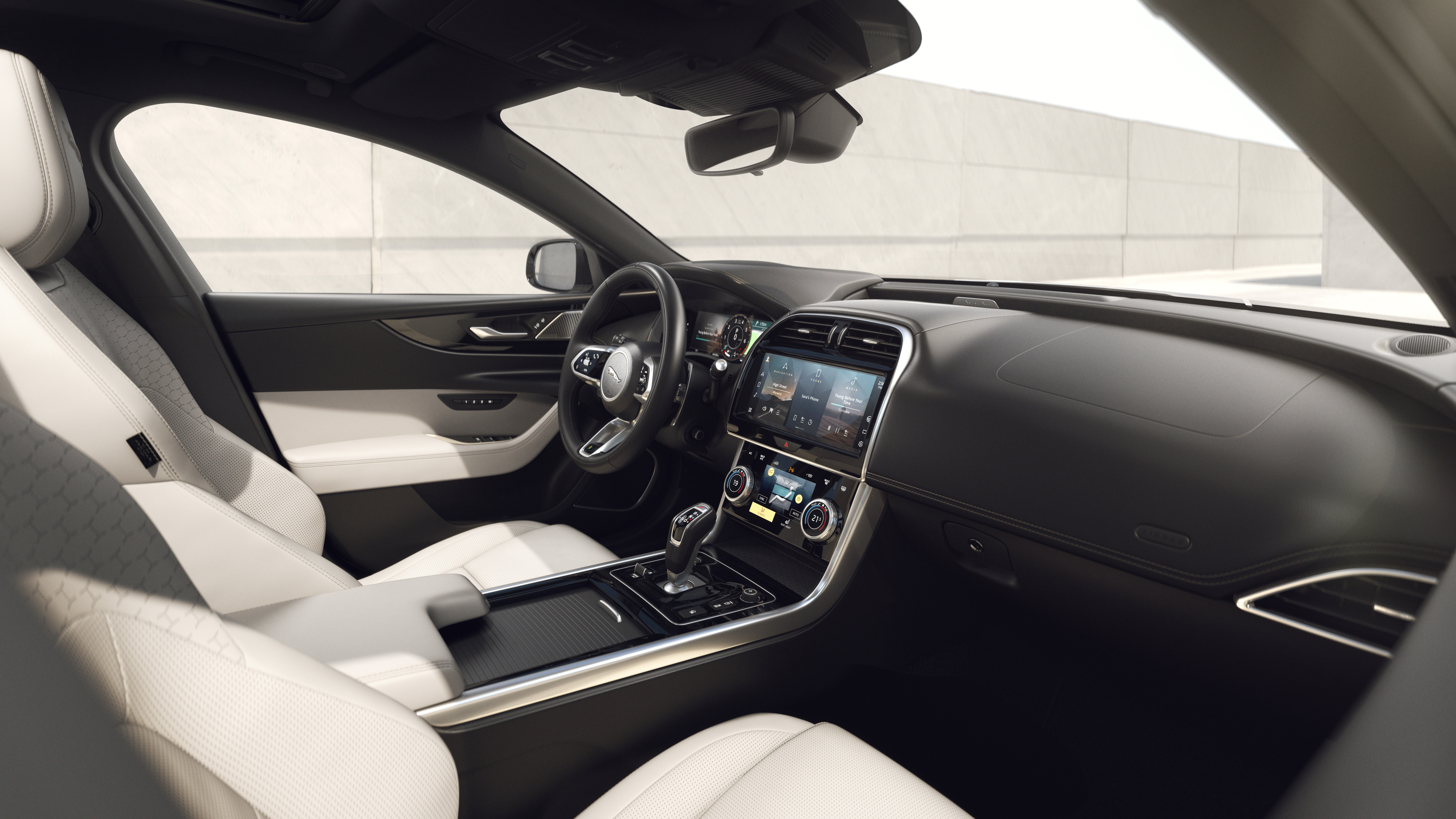Jaguar XE used interior cabin detail and dashboard