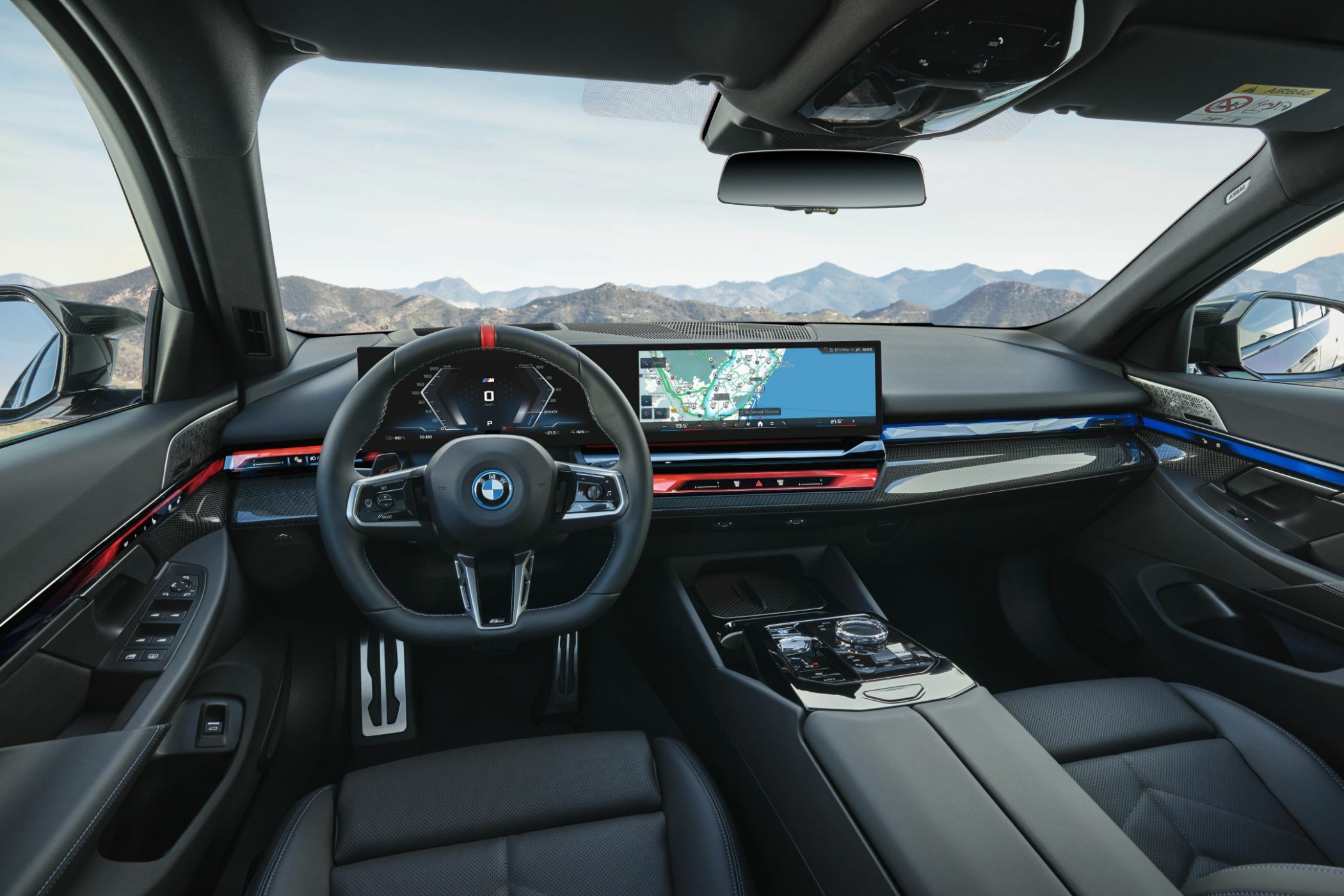 BMW 5 Series G60 interior, the cabin of a personal contract hire premium car