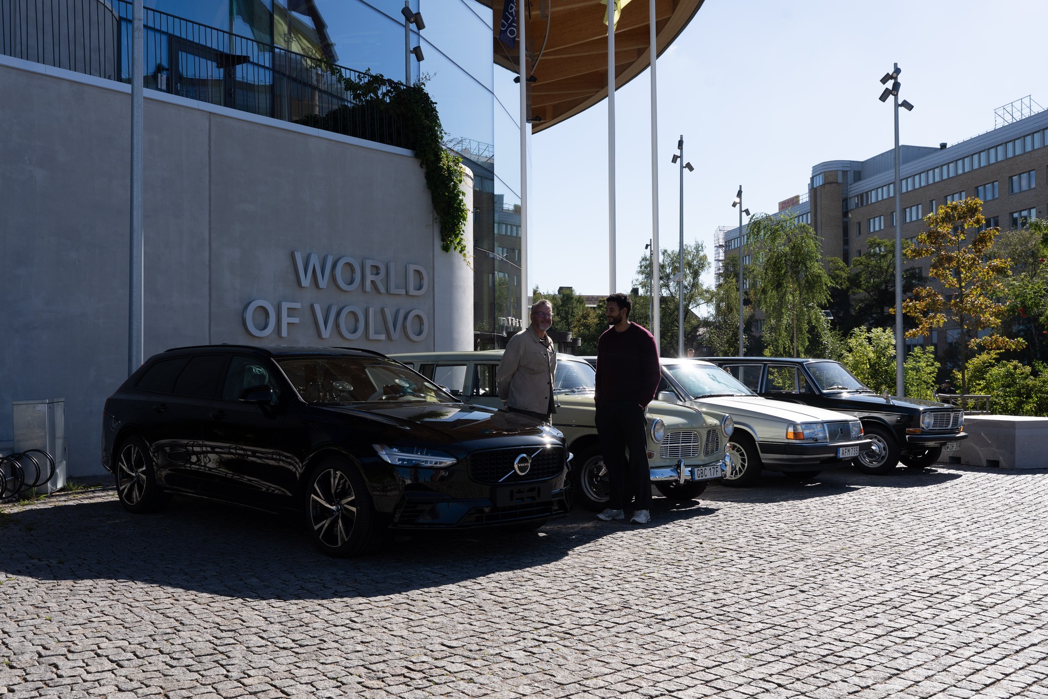 Used Volvo V90 estate on the road, mild-hybrid petrol and diesel engine choices for UK buyers